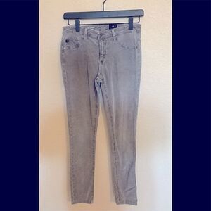 AG Adriano Goldschmied skinny Cord super skinny Leggings Grey Size 28R